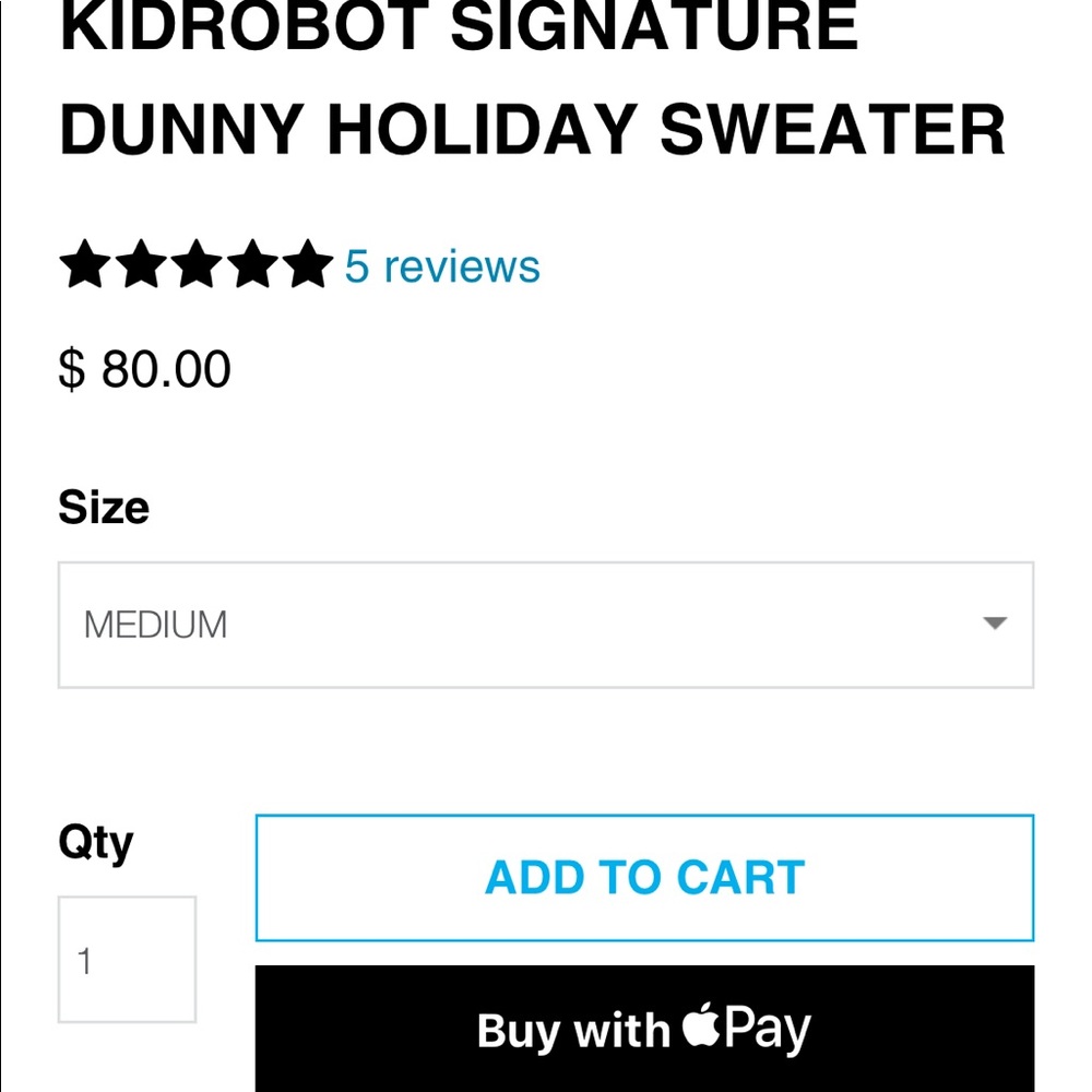 Kidrobot Sweater - Picture 8 of 8